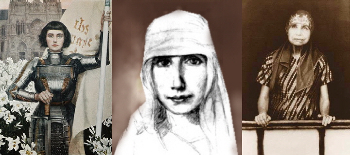 Jeanne_d'Arc - Mira Alfassa_Die Mutter_Selbstbildnis