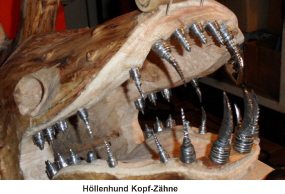Hllenhund Kopf-Zhne m