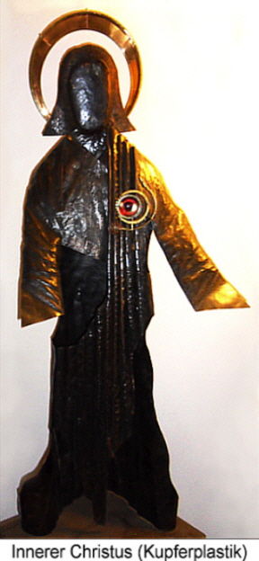Innerer Christus neu 2 (Kupferplastik) m