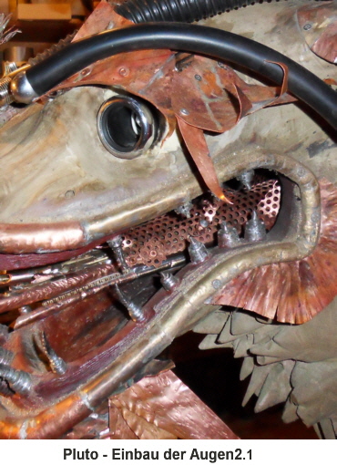 Pluto - Einbau der Augen2